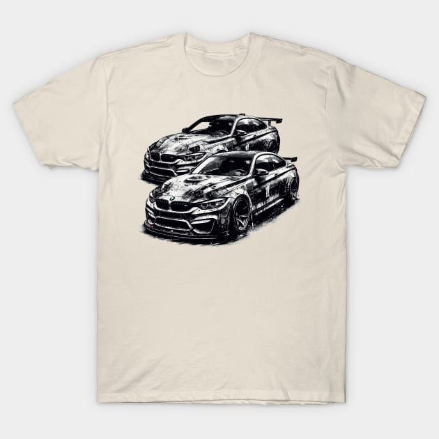 BMW M4 T-Shirt by Vehicles-Art